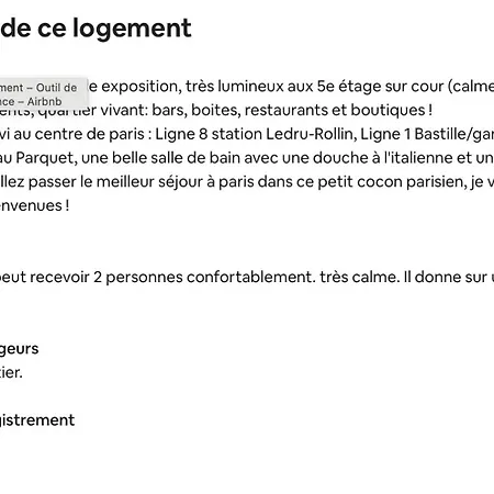 Apartment Deux Pieces Lumineux Calme, Vue Sur Le Ciel !